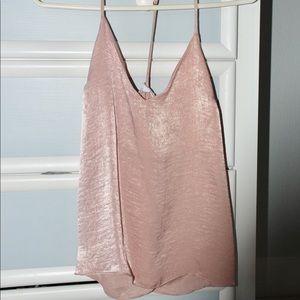 Sheer pink top